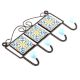 Turquoise And Yellow Sun Flower Tiles Hooks